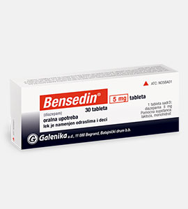 Bensedin (Diazepam) from Galenika