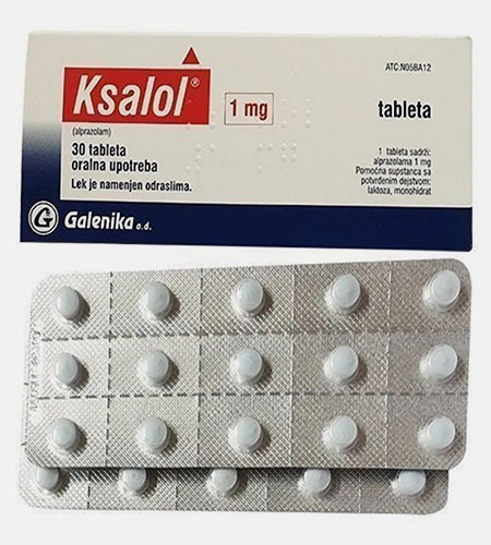 Ksalol (alprazolam) from Galenika