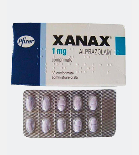 Xanax, loose tablets