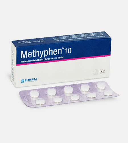 Ritalin Methyphen (methylphenidade) from General Pharmaceuticals